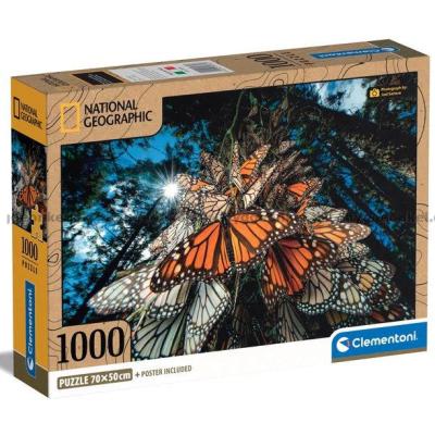National Geographic: Monarksommerfugler, 1000 brikker