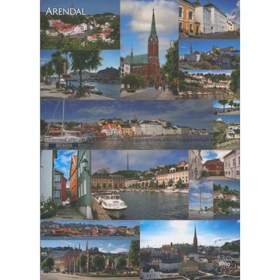 Arendal - Collage, 1000 brikker