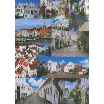 Stavanger - Collage, 1000 brikker