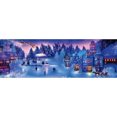 Bilde av Julestemning i byen - Panorama, 1000 brikker