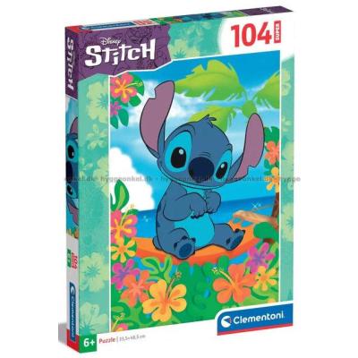 Disney: Stitch - Slapper av, 104 brikker