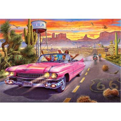 Bilde av Crisp: Route 66, 500 brikker