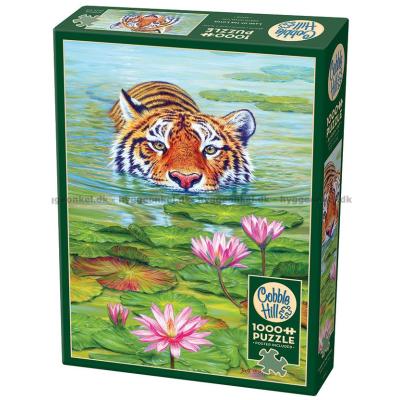 Hoselton: Tiger blant vannliljer, 1000 brikker