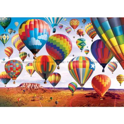 Bilde av Fargerike ballonger, 500 brikker