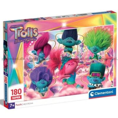 Dreamworks: Trolls 3 - Trommer sammen, 180 brikker