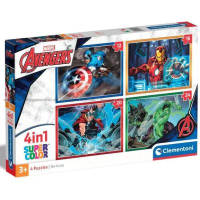 Marvel: Avengers heltene, 4-i-1, 12 brikker