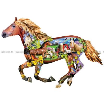Schory: Hestene - Formet, 800 brikker
