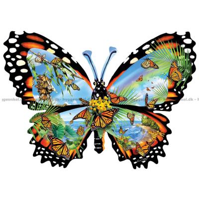 Schory: Monarksommerfugler - Formet, 1000 brikker