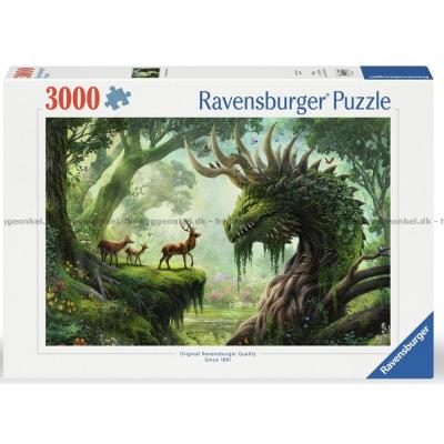 Dragen i skogen, 3000 brikker