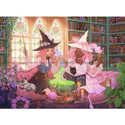 Bilde av Det fortryllede biblioteket, 200 brikker