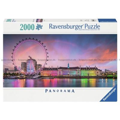 London i kveldslys - Panorama, 2000 brikker