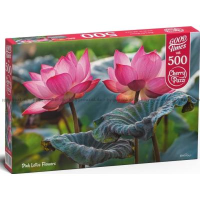 Rosa Lotusblomst, 500 brikker