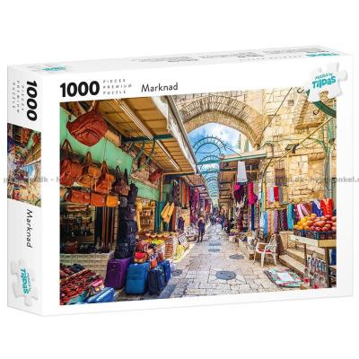Marked i Jerusalem, 1000 brikker
