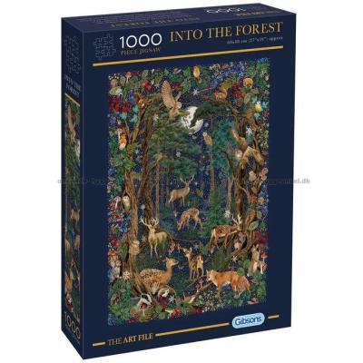 Naturen kaller: Skogens dyr, 1000 brikker