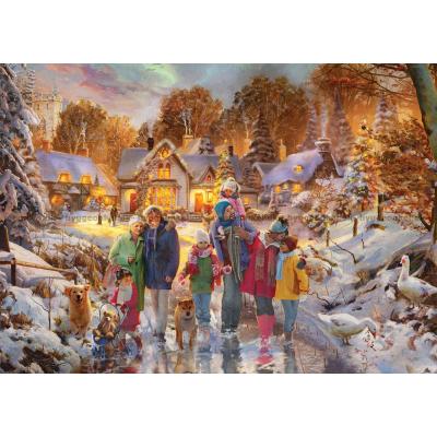 Bilde av Julevandring, 500 brikker