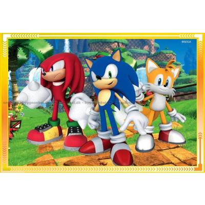 Bilde av Sonic, 4-i-1, 12 brikker