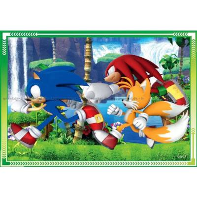 Bilde av Sonic, 4-i-1, 12 brikker