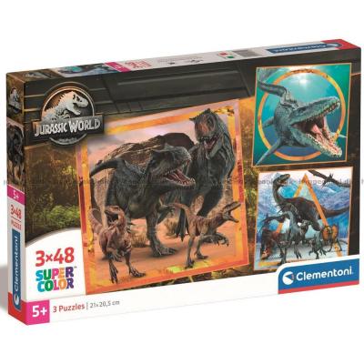 Jurassic World: Dinosaurer, 3x48 brikker