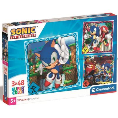 Sonic: I full fart, 3x48 brikker