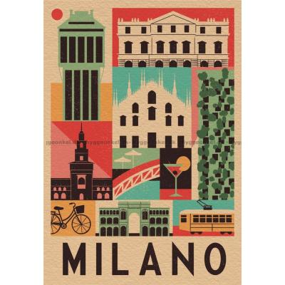 Bilde av Byer: Milano, 1000 brikker