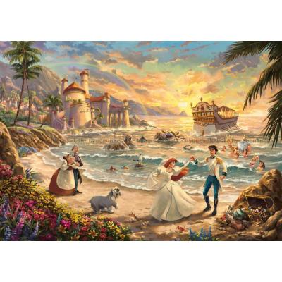 Bilde av Disney: Kinkade - Den lille havfruen, 1000 brikker