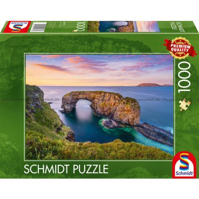 Irland: Great Pollet sea arch, 1000 brikker