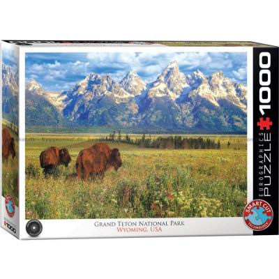 USA: Grand Teton nasjonalpark, 1000 brikker