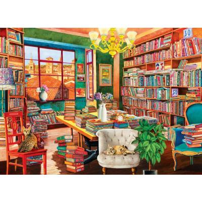 Bilde av Borelli: Det lille biblioteket, 1000 brikker