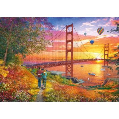 Bilde av Davison: Gå forbi Golden Gate Bridge, 2000 brikker