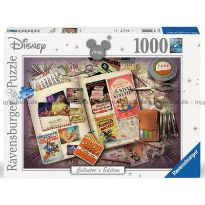Disney: Mikke jubileum - 1940, 1000 brikker