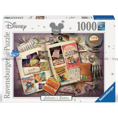 Disney: Mikke jubileum - 1940, 1000 brikker