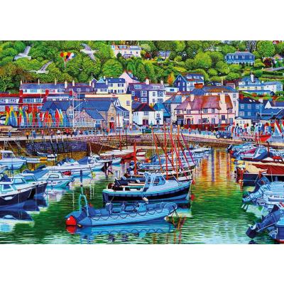 Bilde av Turner: Havnen i Lyme Regis, 1000 brikker