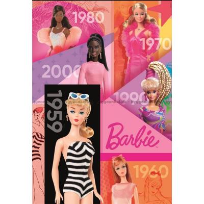 Bilde av Barbie gjennom tidene, 1000 brikker