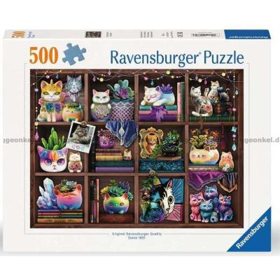 Ashwood: Kattefigurer og sukkulenter, 500 brikker