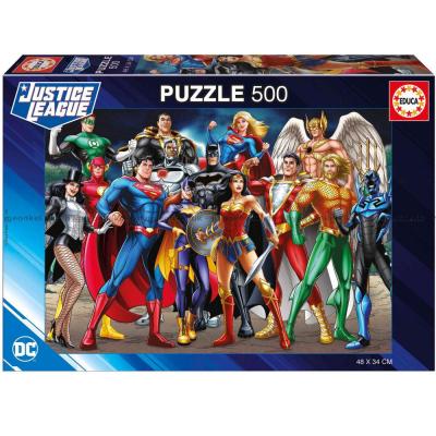 DC: Justice League - Heltene stiller opp, 500 brikker