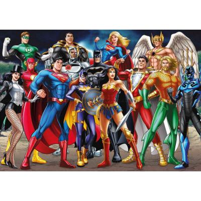 Bilde av DC: Justice League - Heltene stiller opp, 500 brikker
