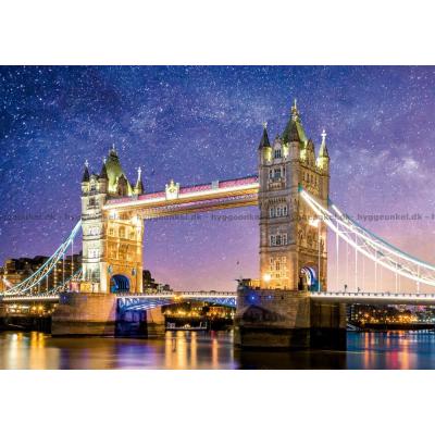 Bilde av London: Tower Bridge - Lyser i mørket, 1000 brikker