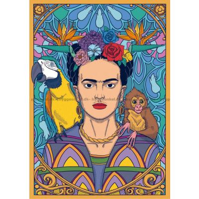 Bilde av Frida Kahlo, 1500 brikker