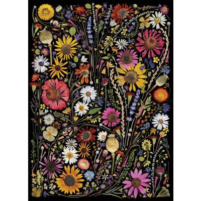 Bilde av Tørkede blomster: Fargerike, 1000 brikker