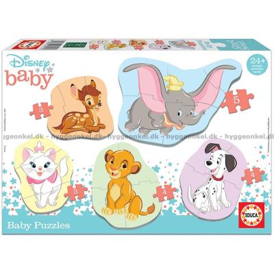 Baby: Disney - Dyr, 3 brikker