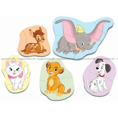 Bilde av Baby: Disney - Dyr, 3 brikker