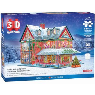 3D: Julekalender - Julehuset, 45 brikker