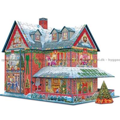 Bilde av 3D: Julehuset, 1100 brikker