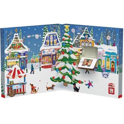 Bilde av Julekalender: Byen ved juletider, 24x50 brikker