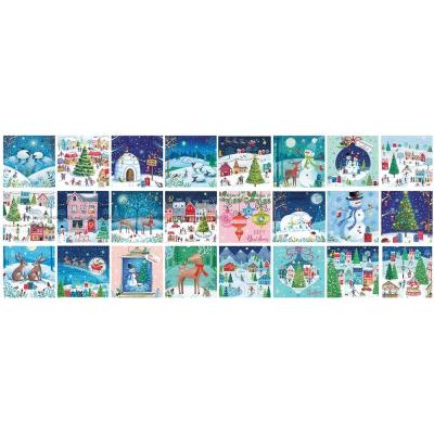 Bilde av Julekalender: Landsbyen ved juletider, 24x50 brikker