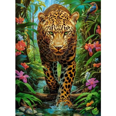 Bilde av Leoparden i jungelen, 2000 brikker