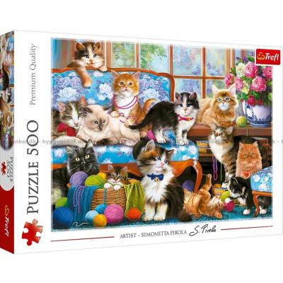 Pirola: Kattene på sofaen, 500 brikker