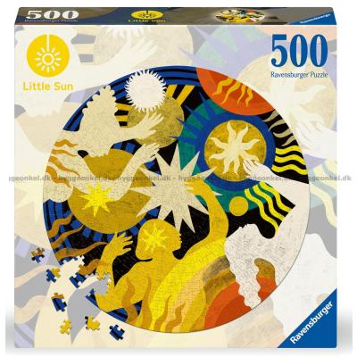 Solen - Rundt puslespill, 500 brikker