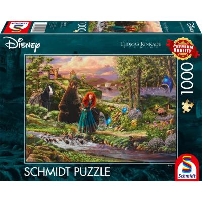 Disney: Kinkade - Modig, 1000 brikker