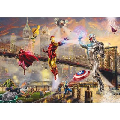 Bilde av Marvel: Kinkade - Avengers Iron Man, 1000 brikker